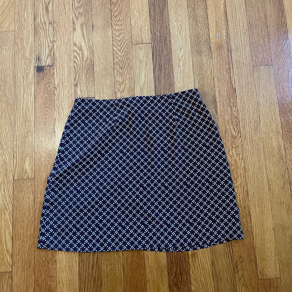 vintage Accomplice Diamond Brown Skirt size 7